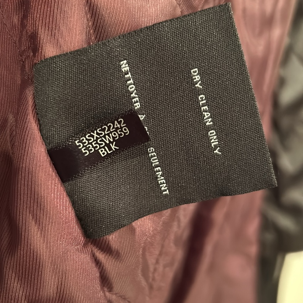 NWT COLE HAAN Men's Melton Jacket / Peacoat in black, sz Medium - Picture 11 of 12